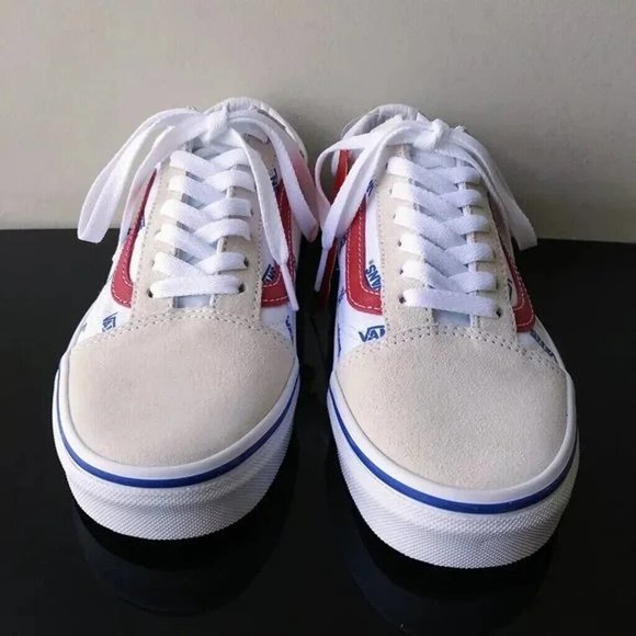 Vans Men\'s Old Skool Leather Suede / Canvas Low Top Sneaker